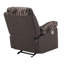 Fauteuil inclinable Bruni Brun