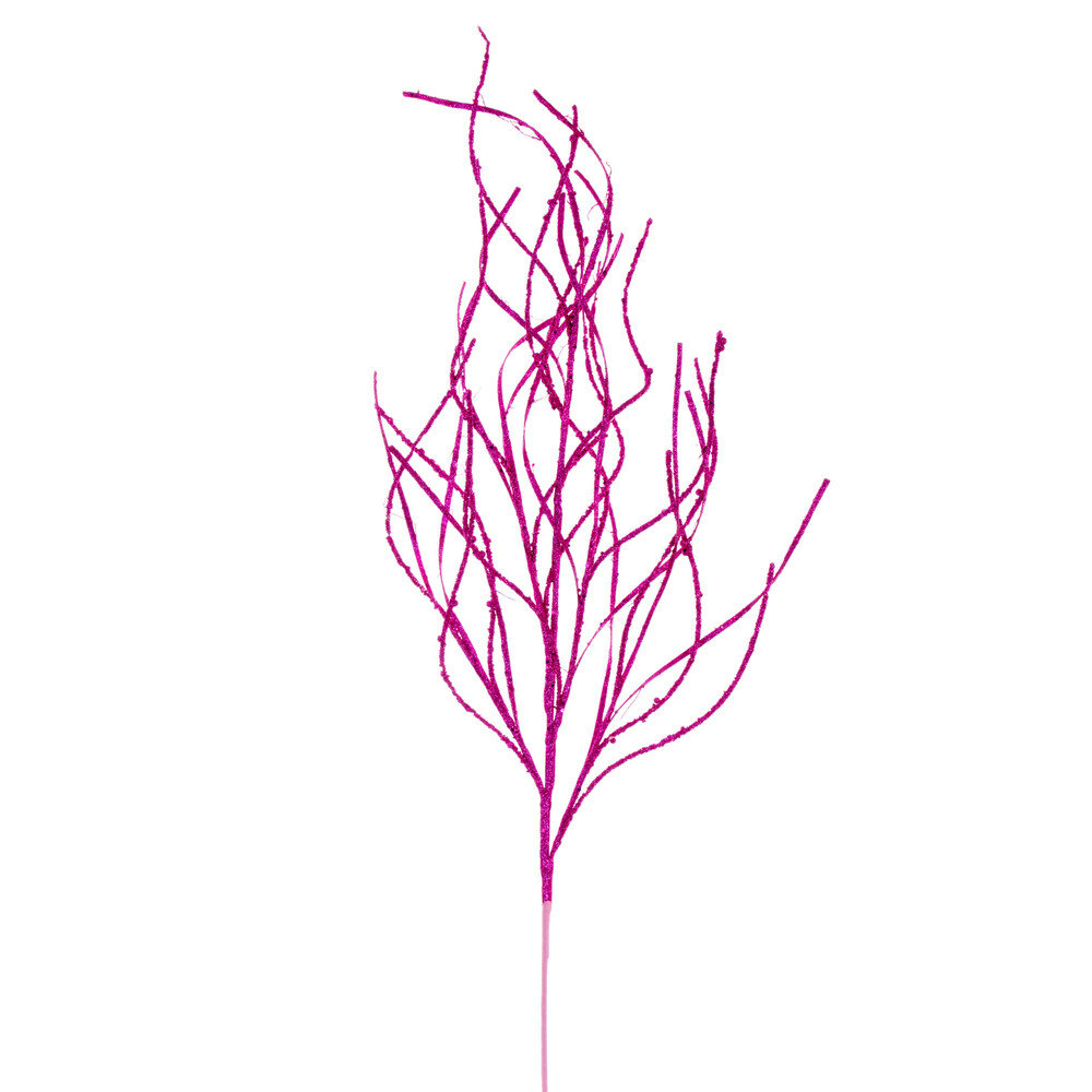 Primrue 40" Berry Cluster and Wavy Glitter Ball Spray, 4 per bag. Primrue Flowers/Leaves 