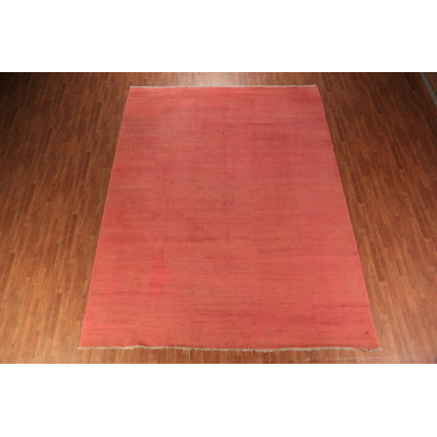 Tapis rose moderne Gabbeh 10 x 13