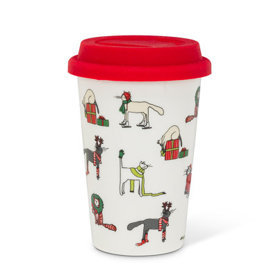 Grande tasse de voyage Holiday Cats