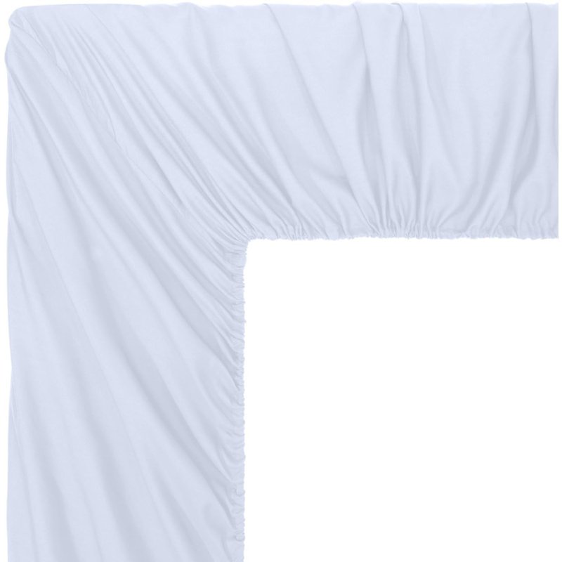 Solid White Cotton Twill Queen Deep Pocket Bed Sheet Set