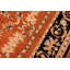 Tapis oriental en laine noué à la main brun et noir 6 pi 3 po x 8 pi 1 po Brammer