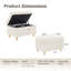 Banc de rangement avec repose-pieds Mercury-1666622642