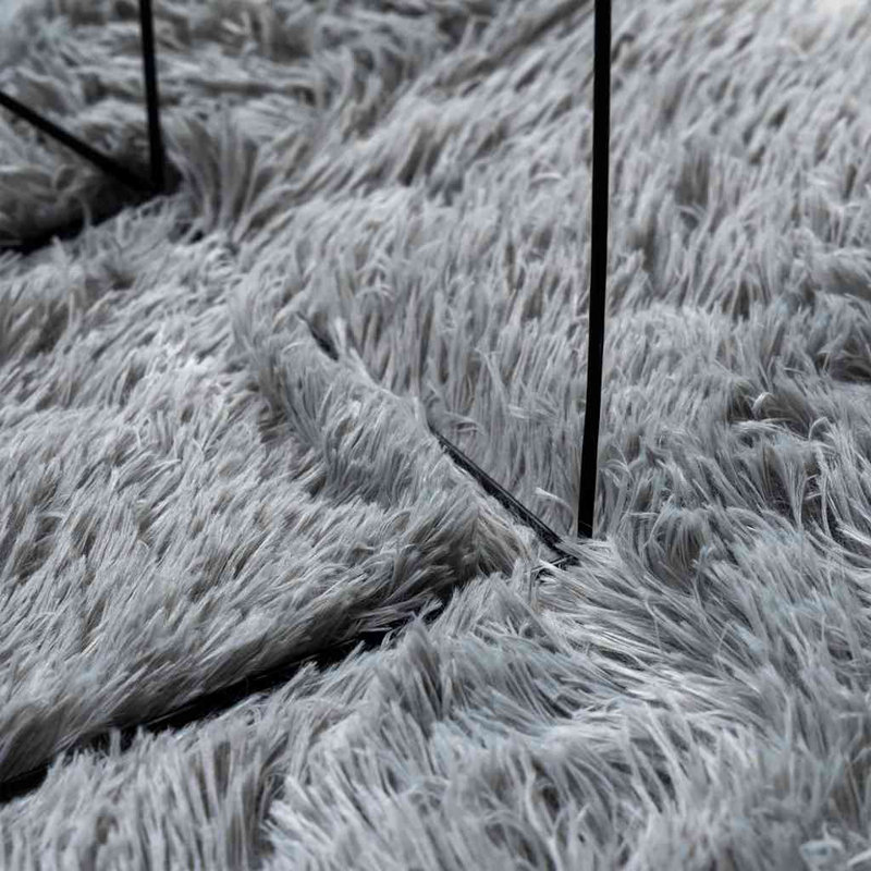 Solid Colour Area Rug, Oval 200 x 300cm