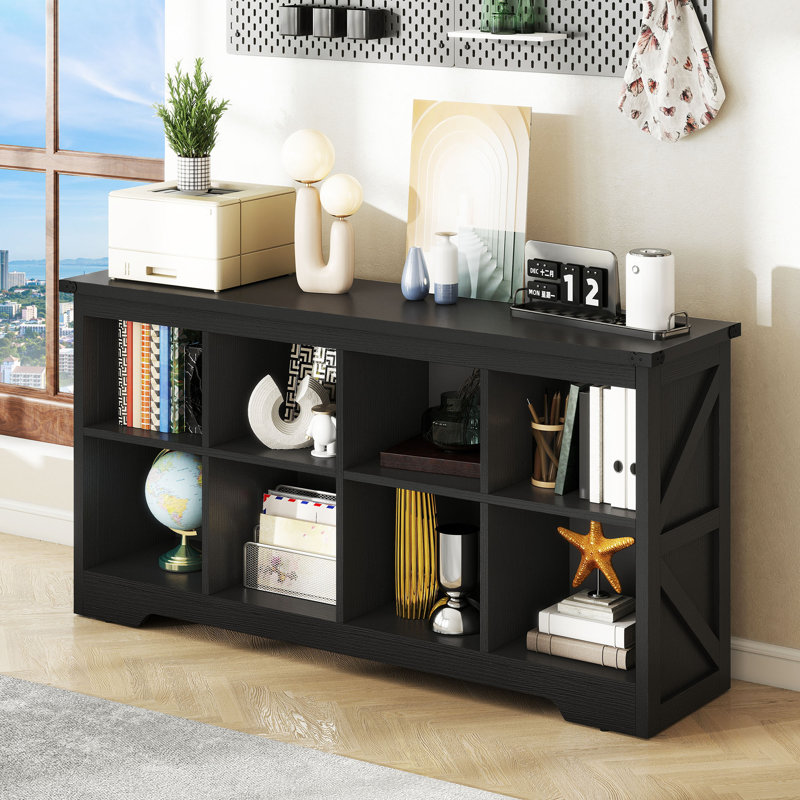 Gebrael 2-Tier Open Shelf Bookcase, 6/8-Cube Storage Organizer, Freestanding Book Storage Shelves For Bedroom, Living Room, Office