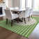 Machine Washable Indoor/Outdoor Chantille ACN994 Green Area Rug