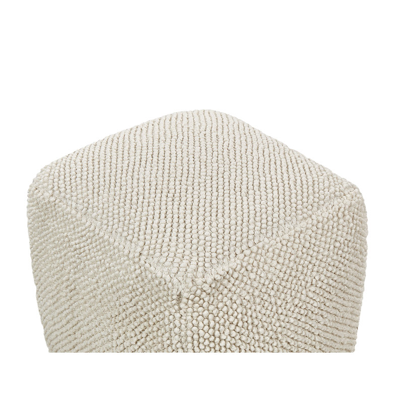 Joziah 45cm Wide Square Abstract Pouffe Ottoman