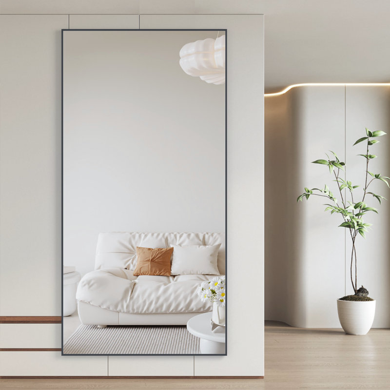 Metal Rectangle Floor Mirror