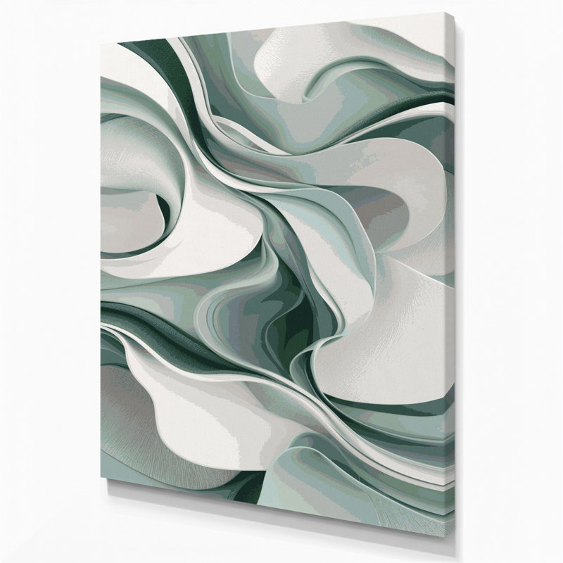 Art numérique sur toile, abstraction numérique 36, H 24 po x l 36 po