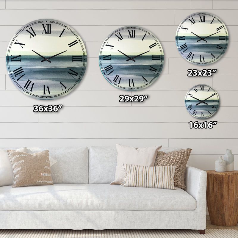 Swigart Farmhouse Dawn I Wall Clock, Medium