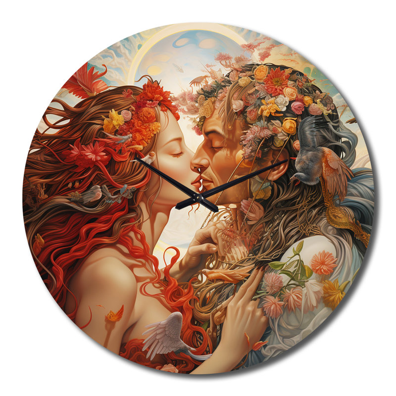 Horloge murale Divine Couple, Très grand
