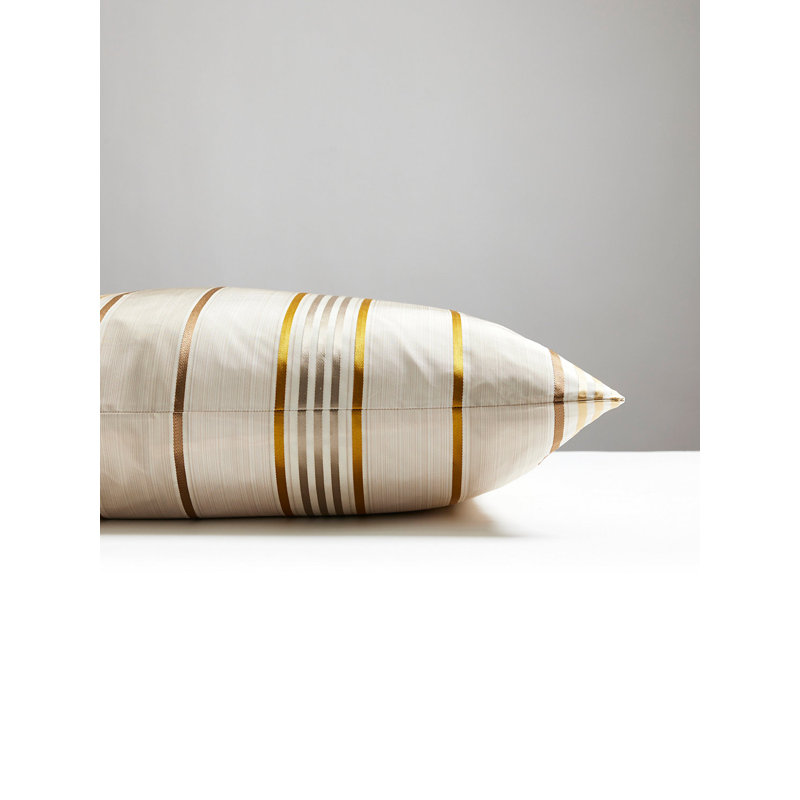 Charlotte Silk Square Pillow Cover & Insert, Patina
