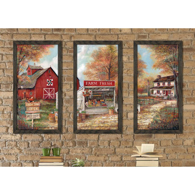 «Farm Fresh», reproduction de peinture à l'huile à multiples images