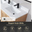 Meuble-lavabo double 60 po avec miroir Anais