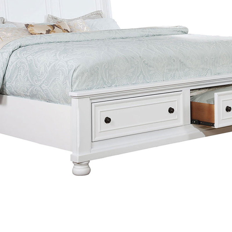 Schwager Storage Bed, California King, White