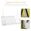 Balancelle de patio 2 places Outsunny-636435271-660132271