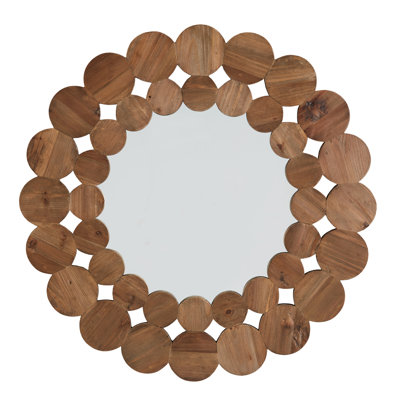 Alikee Solid Wood Flat Wall Mirror