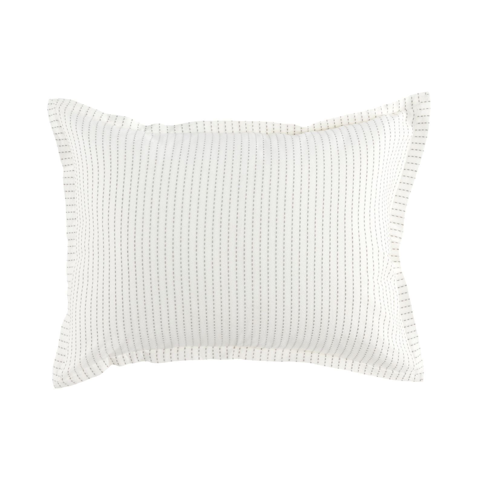 Burrowes Cotton Shams, Ivory, Standard/Twin