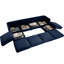 Canapé modulaire avec rangement, chenille bleue, assise profonde, cylindrique ergonomique et rangement très grand pour le salon, conception modulaire-863633429-863633428-863633427