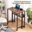 Space-Saving Folding Computer Desk with Wheels and Storage Shelf – Compact Home Office Table – Sturdy Workstation – Adjustable, Easy to Assemble – Ideal for Bedroom or Study