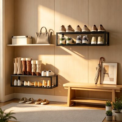 10 Pair Hanging Shoe Organiser