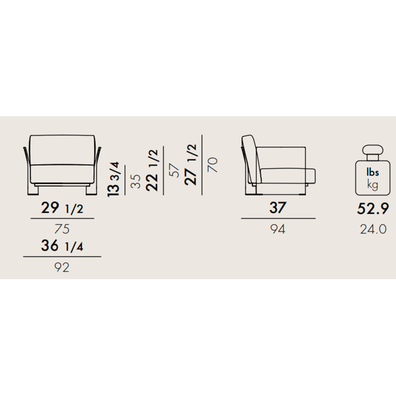 Pop Outdoor Lounge Chair, Ikon Dove