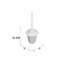 Lanterne suspendue d'extérieur 1 ampoule Mayer H 12,63 po-16526730