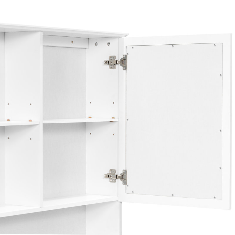 Armoire de toilette murale à miroir, White