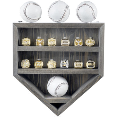 Solid Wood Wall Mounted Multi-Use Sports Rack