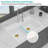 Quartz Kitchen Sink - 33" X 22" X 9.65" White Granite Composite Double Bowl  Workstation Topmount Drop-In Kitchen Sink-121404898