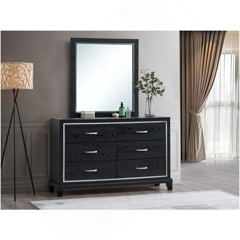 Commode 6 tiroirs Livingston G02850-D (sans miroir)