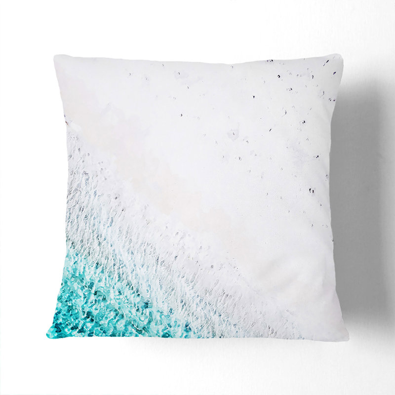 Abstract Square Cushion, 40 x 40 cm, Stone