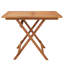 Woodhull Square Folding Outdoor Dining Table With Umbrella Hole , 90cm cm W 90cm cm D