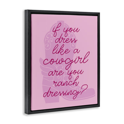 «Dress Like a Cowgirl», art mural encadré par Daphne Polselli