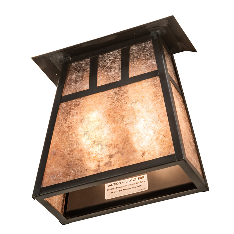 2 - Light Flush Mounted Sconce