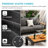 Aluminum Patio Conversation Set with Removable Cushions-603046979