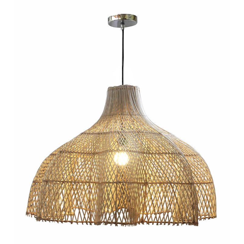 Lampe suspendue en rotin naturel Bloom