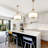 6 - Light Dimmable Drum Chandelier-439146175