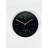 Elegant Decorative Wall Clock, 12 Inches, Black & Bronze | 100% Plastic Frame, Real Glass Cover, Thickness: 1.8 Inches | Perfect for Home, Office, Living Room & Kitchen Decor, Stylish & Functional Timepiece-105521004