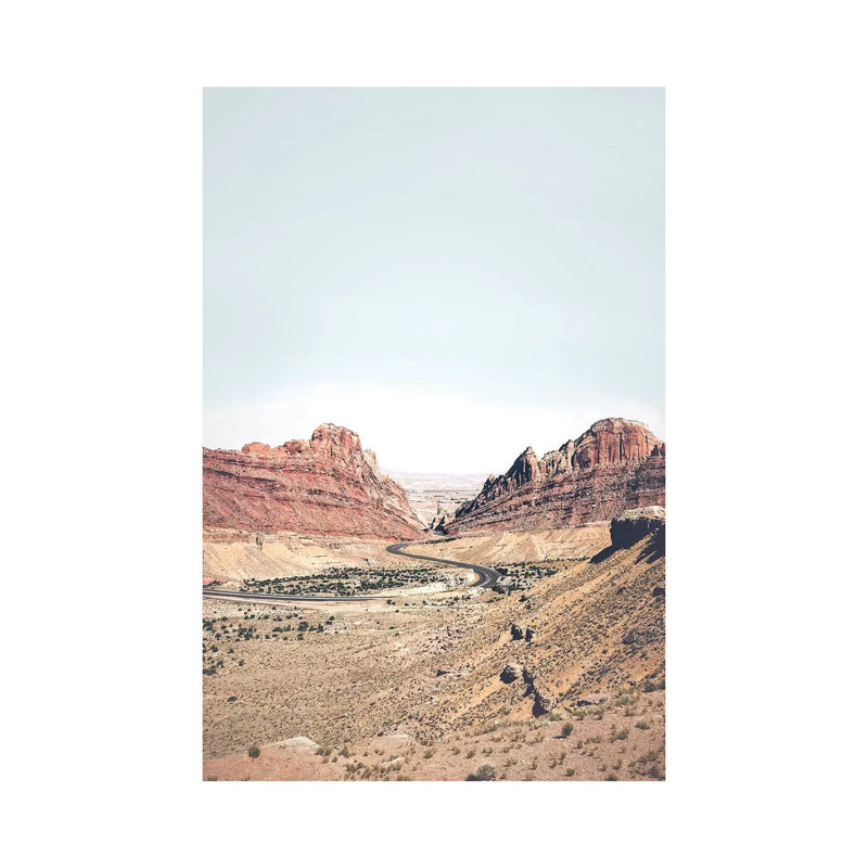 Arizona Road by Sisi & Seb - Wrapped Canvas Print, 20.32 cm H x 30.48 cm W