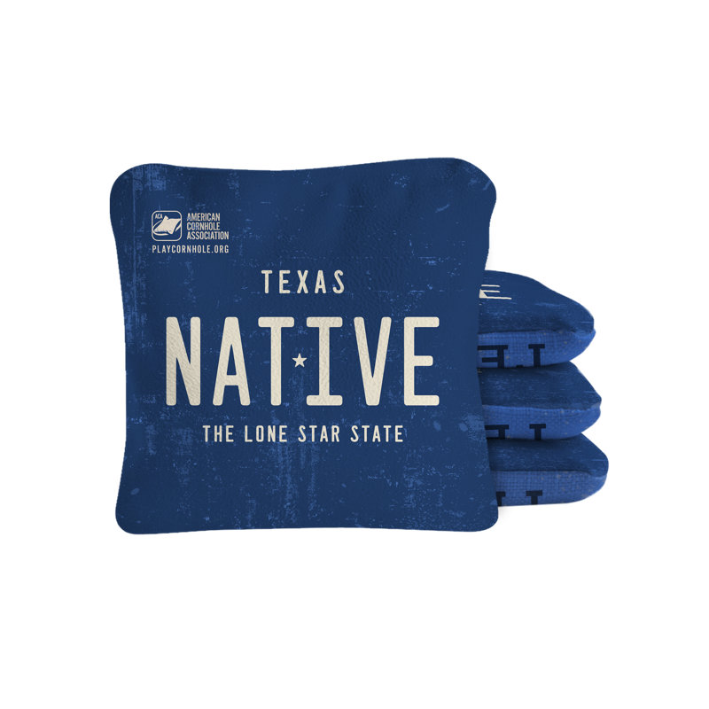 Texas Native Synergy Pro Cornhole Bags, Navy