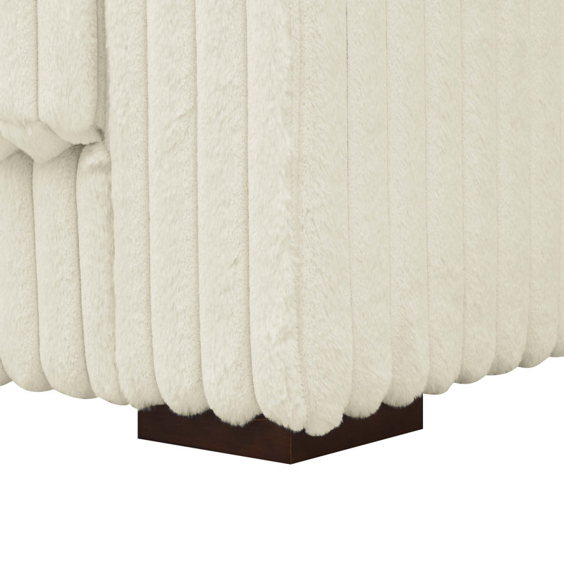 Luxe Corduroy Sectional Sofa