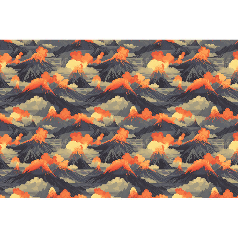 Mikaial Abstract Shower Curtain, 93" H x 70" W