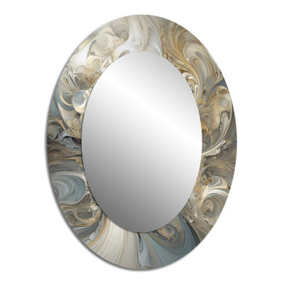 Décoration murale miroir ornemental Fractal Whirl