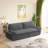 Modern 3-In-1 Convertible Sleeper Sofa Bed