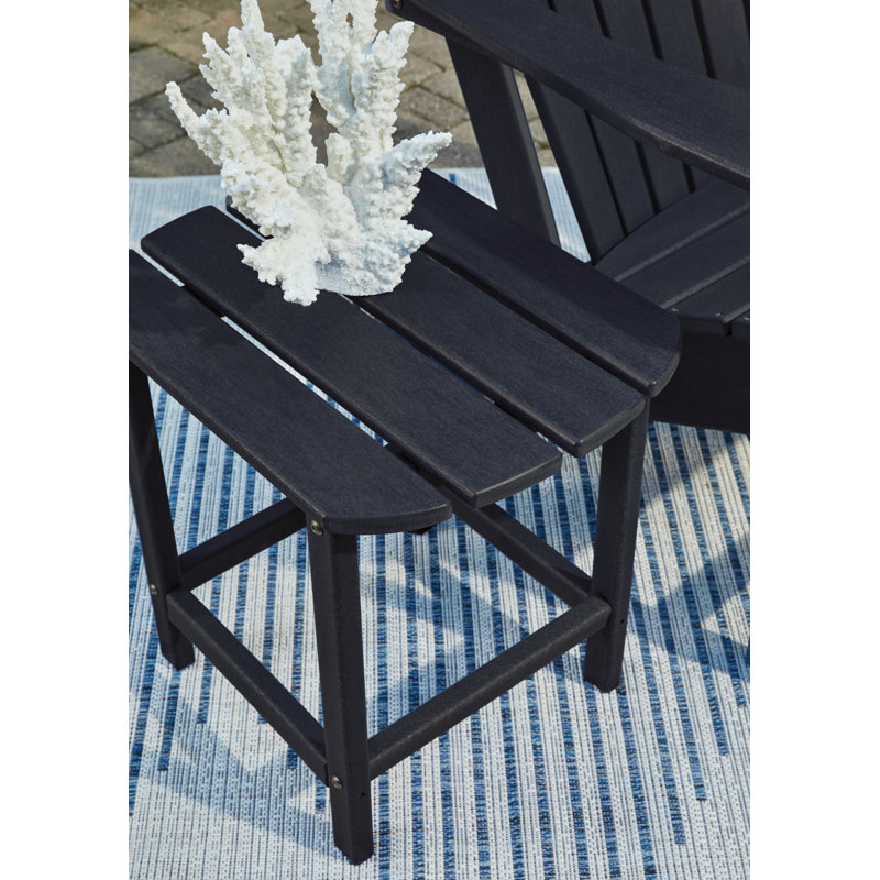 Table d'appoint en plastique Emory, Black
