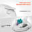1875W Tabletop Ionic Hooded Hair Dryer with Storage Space-2005443046