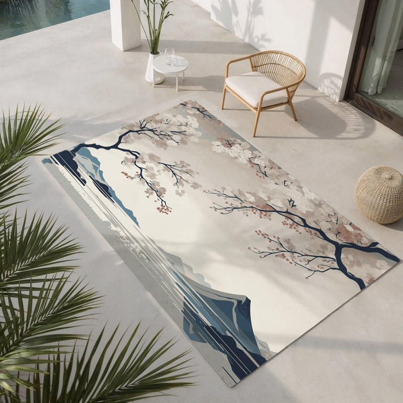 Tapis tissé intérieur et extérieur Serenity, Rectangulaire 2 pi x 3 pi