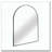 Metal Framed Arched Bathrrom Mirror for Wall-87111929