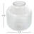 Perry Glass Short Round Ribbed Vase-1462725237